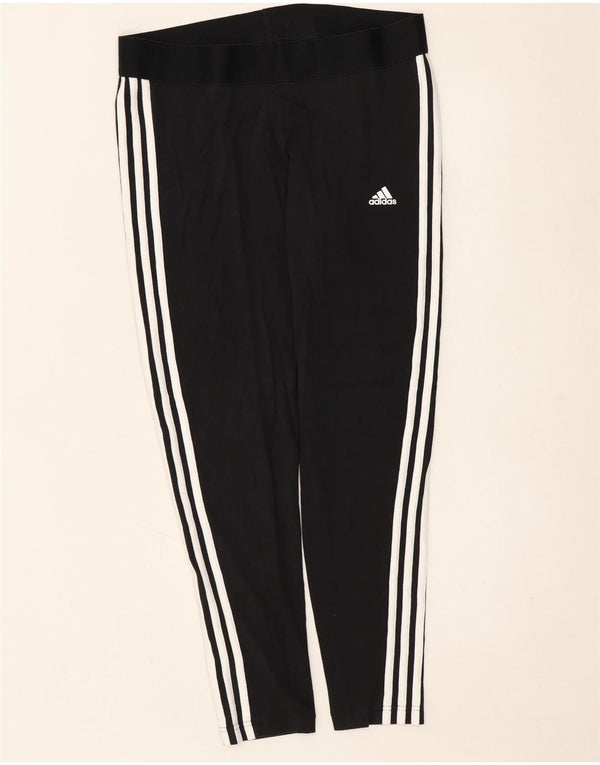 Γυναικείο κολάν Adidas Regular Fit UK 20/22 XL Μαύρο