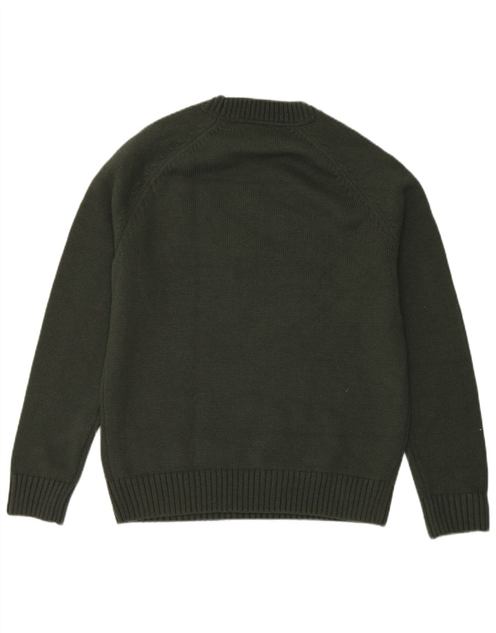 Ανδρικό πουλόβερ Joules Graphic Crew Neck Jumper Μεσαίο πράσινο ακρυλικό