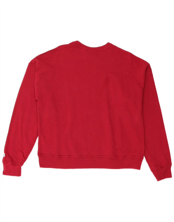 Ανδρικό φούτερ CHAMPION Jumper από μεσαίο βαμβακερό μπορντό