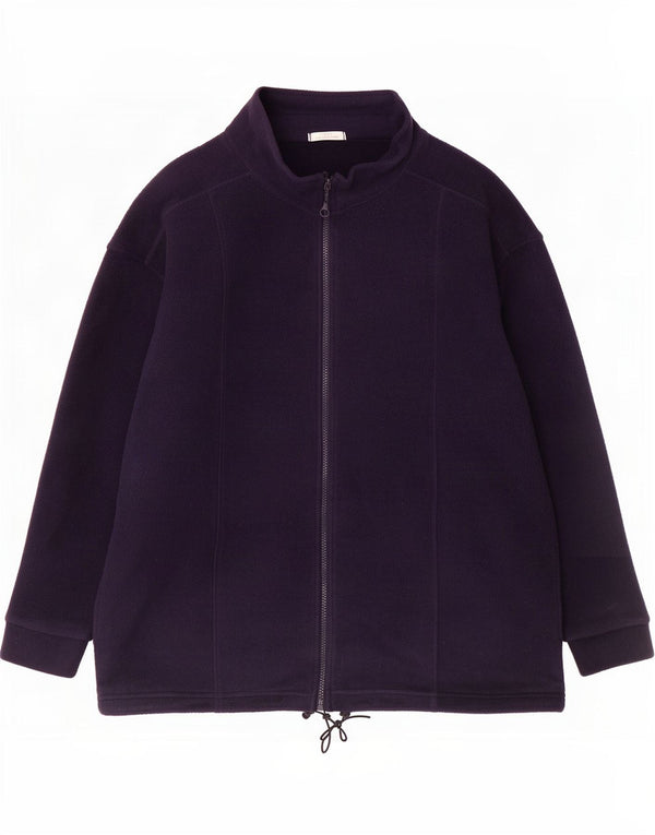 Marks & Spencer Γυναικείο μπουφάν St. Michael Fleece UK 18 XL Navy Blue