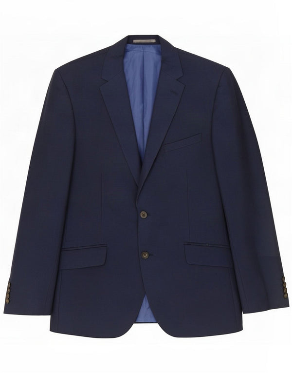 Marks & Spencer Mens 2 Button Blazer Jacket UK 40 Medium Navy Blue
