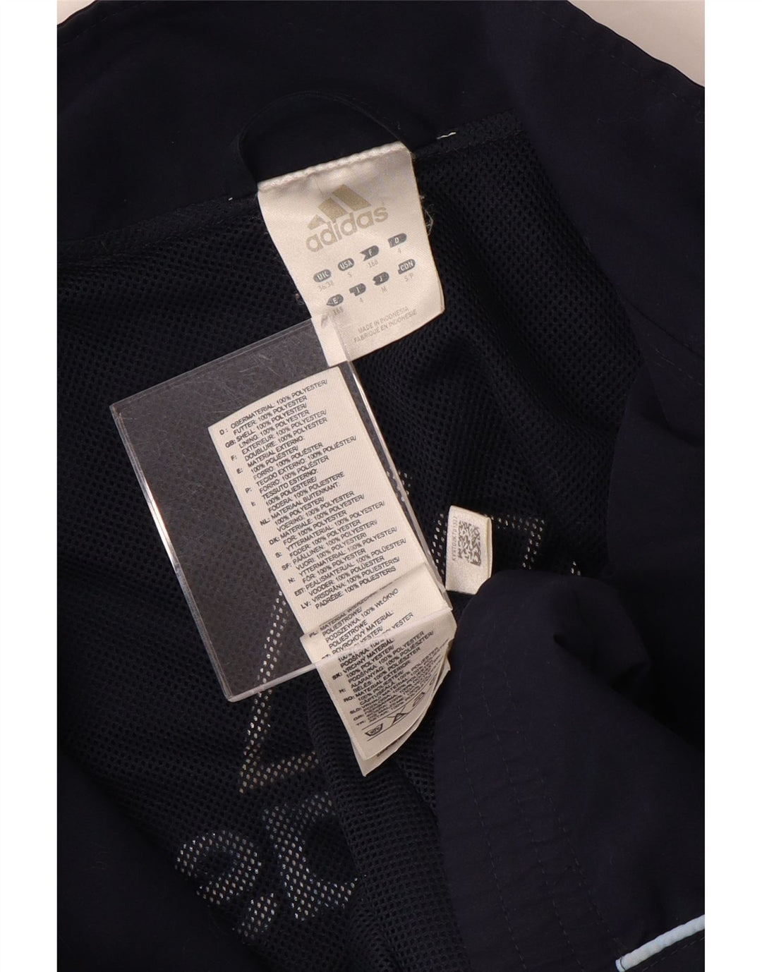 Ανδρική φόρμα γυμναστικής ADIDAS Top Jacket UK 36/38 Small Navy Blue