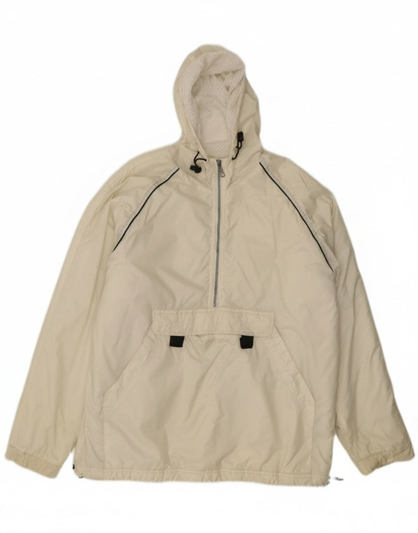 Ανδρικό μπουφάν Anorak με κουκούλα Colors Of The World UK 42 XL Off White Polyamide