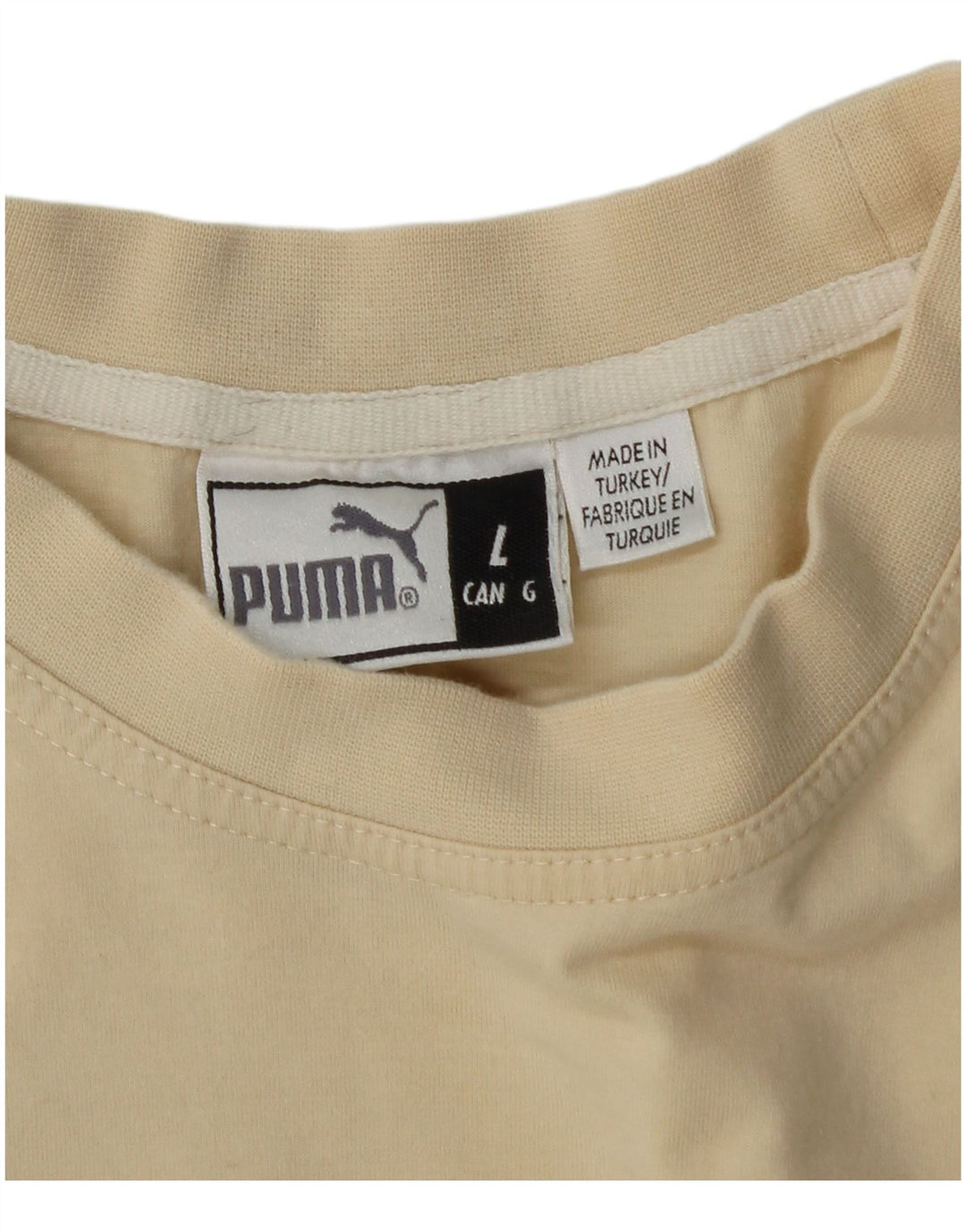 Ανδρικό γραφικό T-Shirt Puma Top Large Beige