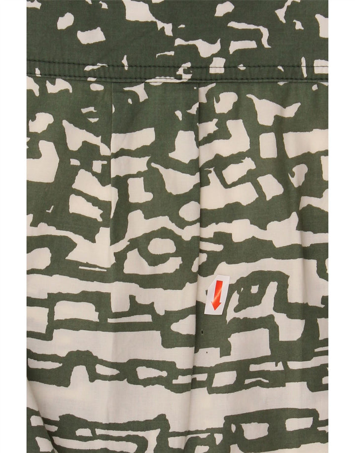 Γυναικείο Αμάνικο Πουκάμισο MARELLA UK 12 Μεσαίο πράσινο γεωμετρικό