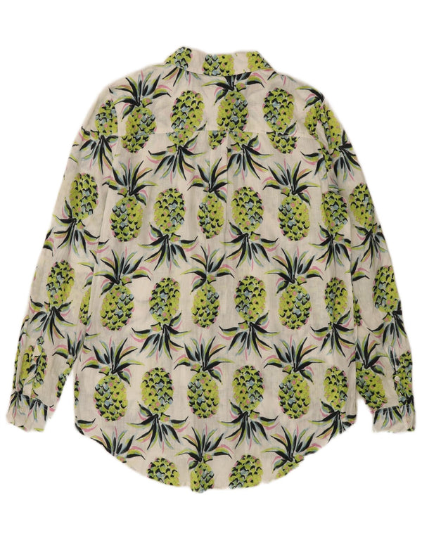 BODEN Γυναικείο πουκάμισο Longline με αφηρημένο σχέδιο UK 8 Small Green