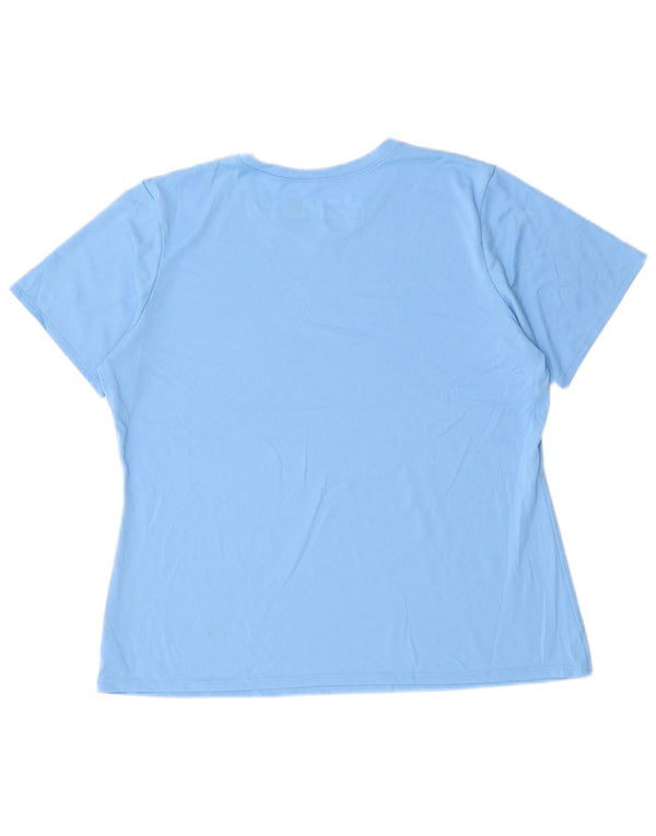 Γυναικείο μπλουζάκι UNDER Armour Top UK 18 XL Blue Polyester