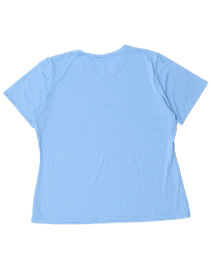 Γυναικείο μπλουζάκι UNDER Armour Top UK 18 XL Blue Polyester