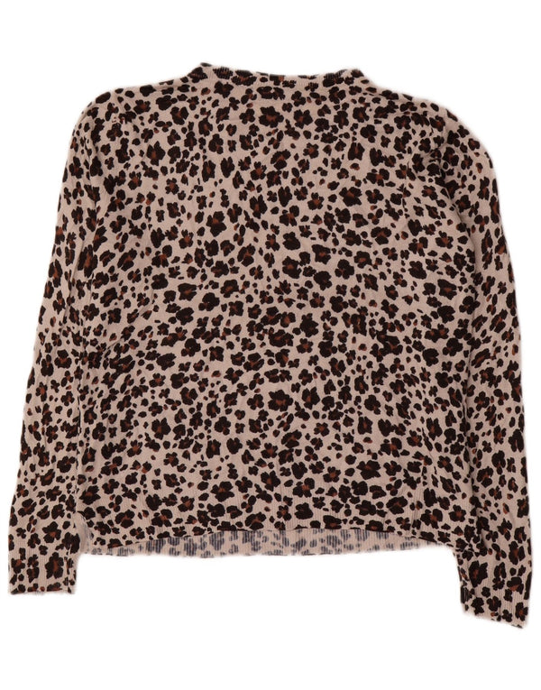 Marks & Spencer Γυναικείο πουλόβερ με λαιμόκοψη UK 14 Μεσαίο καφέ