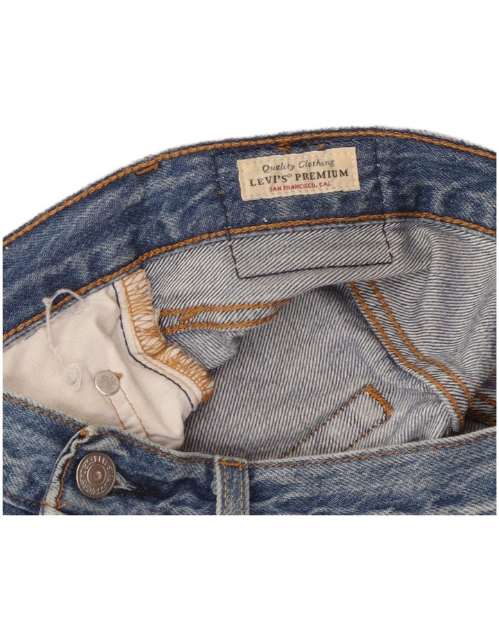 LEVI'S Γυναικείο τζιν 501 ίσιο W26 L25 Μπλε