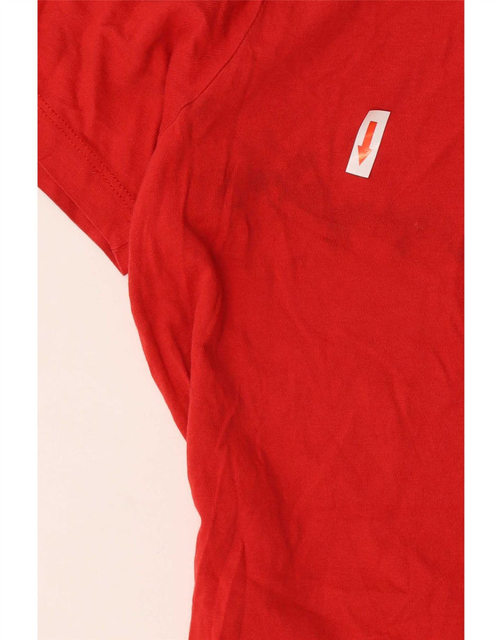 Ανδρικό γραφικό μπλουζάκι Jack & Jones, μεσαίο κόκκινο βαμβακερό