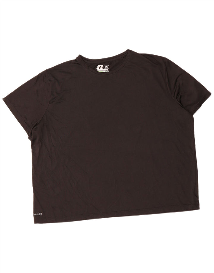 Russell Athletic Ανδρικό T-Shirt 2XL Μαύρο Πολυεστέρα