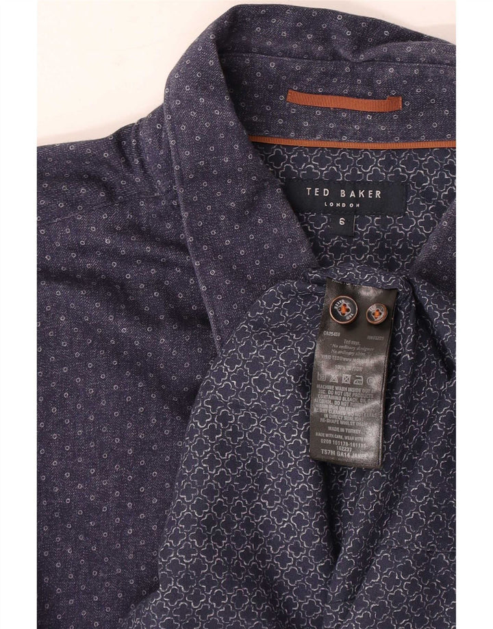 Ανδρικό πουκάμισο Ted Baker, νούμερο 6 2XL, Βαμβακερό, μπλε ναυτικό