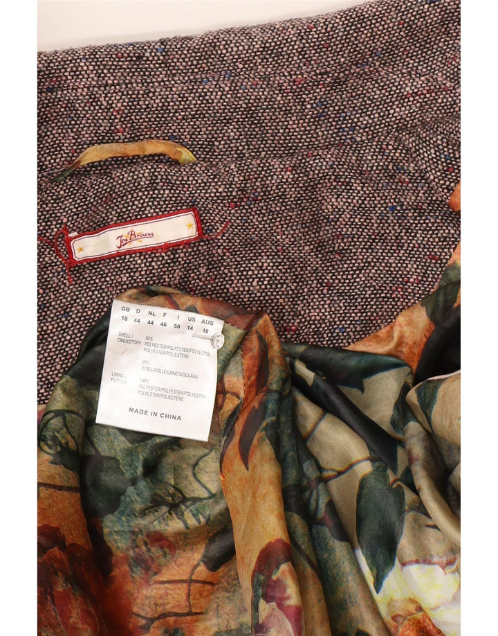 Joe Browns Γυναικείο σακάκι 5 κουμπιών UK 18 XL Grey Polyester