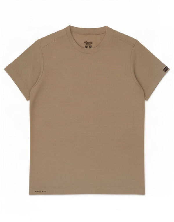 Columbia Γυναικείο T-Shirt Top UK 4 XS Beige Pinstripe Polyester