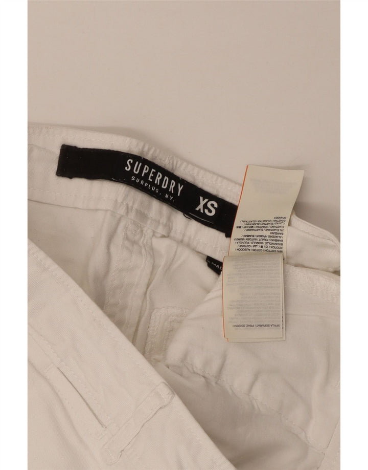 Superdry Γυναικείο Σορτς Chino XS W30 Λευκό βαμβακερό