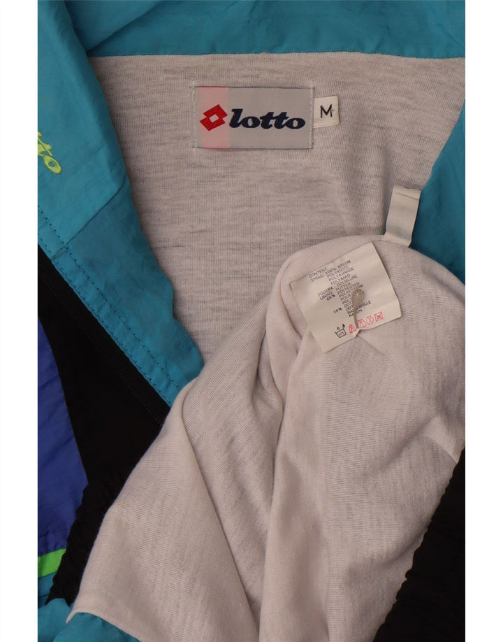 Ανδρική φόρμα γραφικών Lotto Top Jacket μεσαίου μπλε χρώματος Nylon