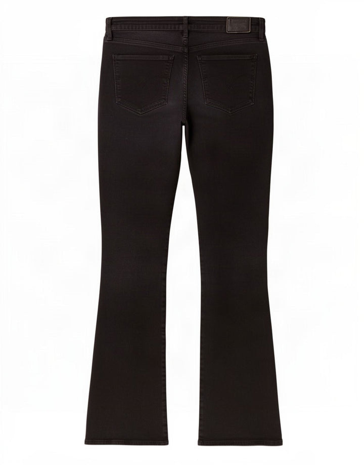 Levi's Womens 715 Bootcut Jeans W32 L30 Μαύρο βαμβακερό