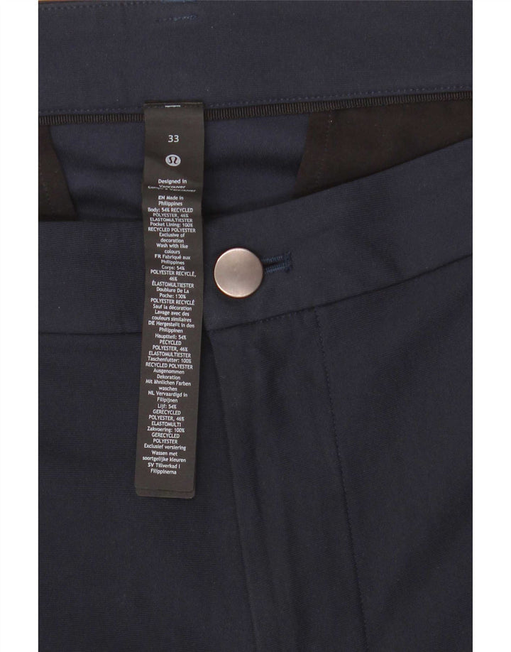 Ανδρικό σορτς Chino Lululemon W33 Medium Navy Blue Polyester