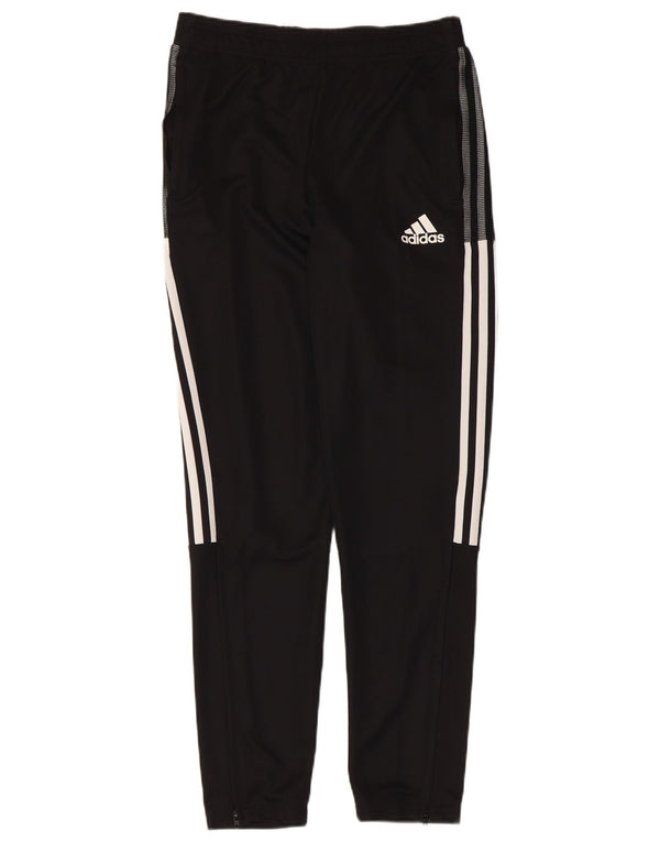 Adidas Boys Aeroready Tracksuit Trousers Joggers 13-14 Years Black