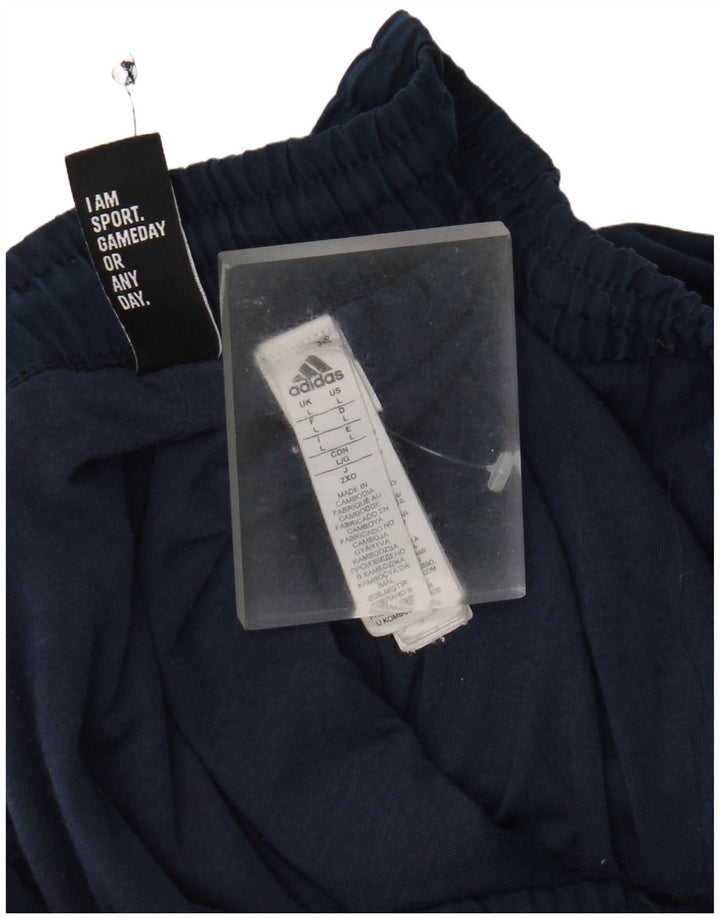 Ανδρική φόρμα Adidas Παντελόνι Joggers Large Navy Blue Polyester