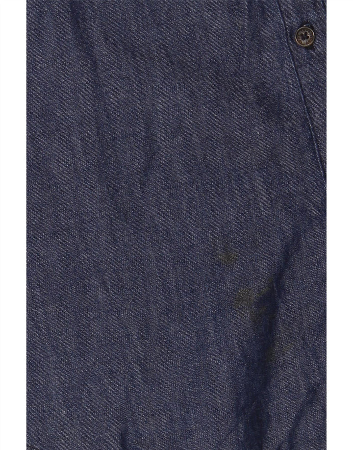 Γυναικείο τζιν μπλουζάκι IZOD UK 10 Small Navy Blue Cotton
