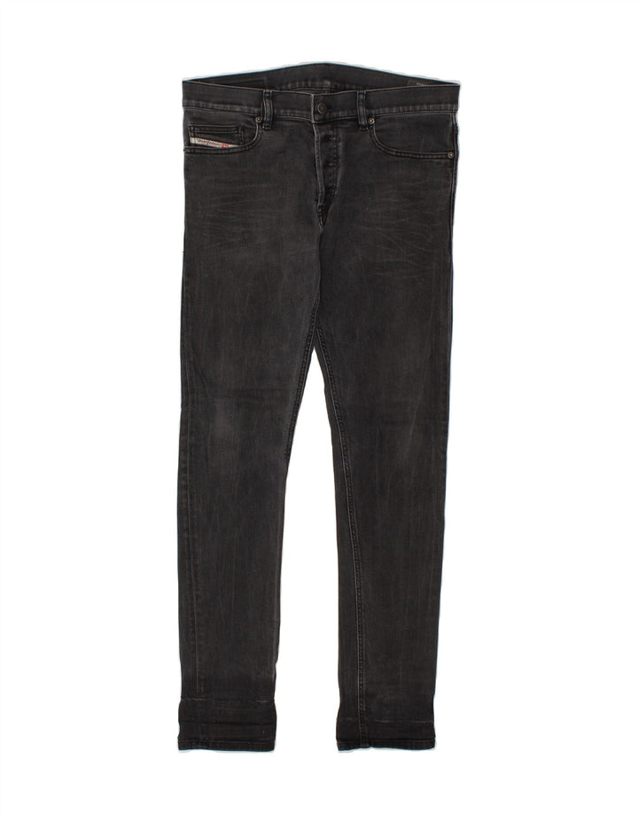 Ανδρικό Slim Jeans DIESEL W32 L32 Μαύρο βαμβακερό