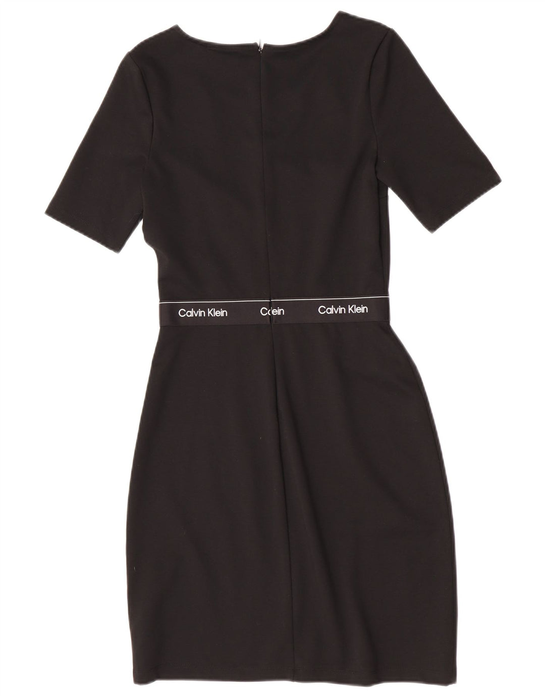 Γυναικείο φόρεμα με γραφική θήκη Calvin Klein EU 34 XS Μαύρο Πολυεστέρας