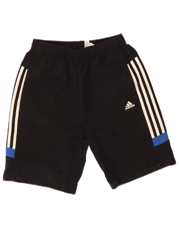 Αθλητικό σορτς Adidas Boys 13-14 ετών Μαύρο Colourblock Πολυεστέρας