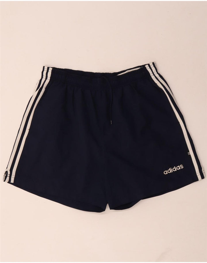 Ανδρικό αθλητικό σορτς Adidas από μεσαίο μπλε ναυτικό πολυεστέρα