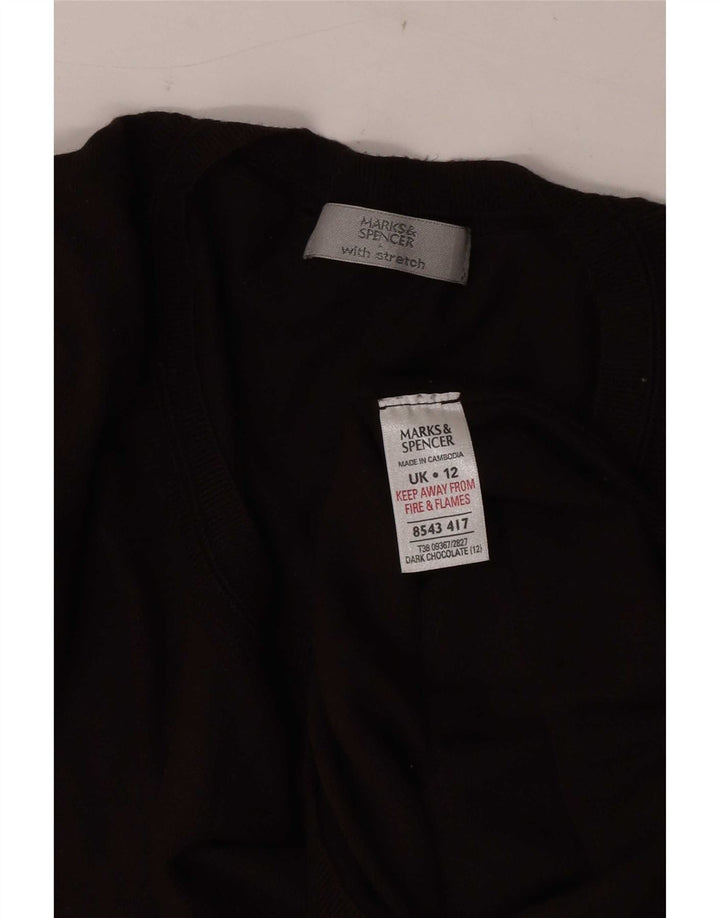 Marks & Spencer Γυναικείο πουλόβερ με λαιμόκαυστο UK 12 Μεσαίο καφέ