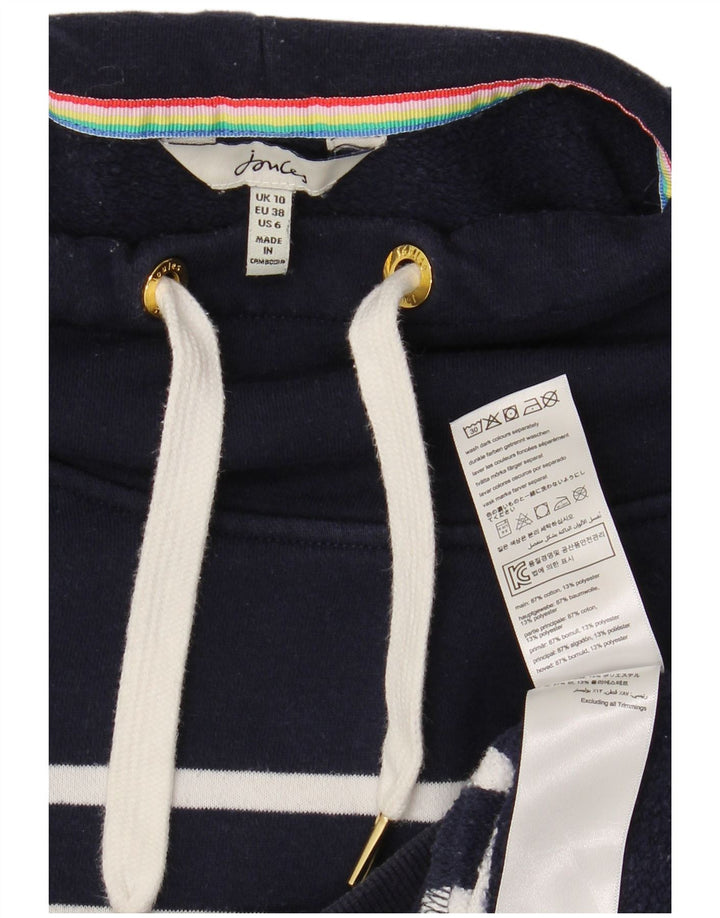 JOULES Γυναικεία φούτερ μεγάλου μεγέθους Jumper UK 10 Small Navy Blue ριγέ