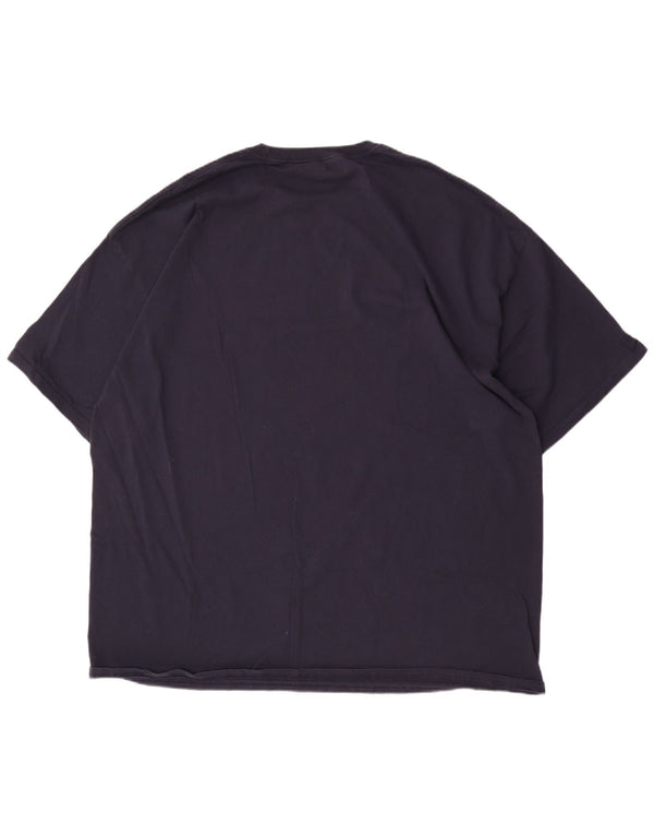 Champion Mens Mississippi Graphic T-Shirt Top 3XL Navy Blue