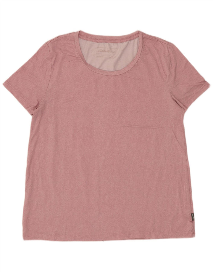 EDDIE BAUER Γυναικείο T-Shirt τοπ 10 ροζ πολυεστέρα