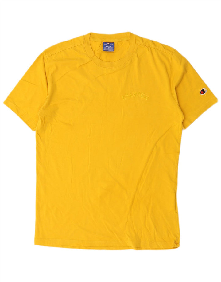 Ανδρικό T-Shirt Champion Top Μικρό κίτρινο βαμβακερό