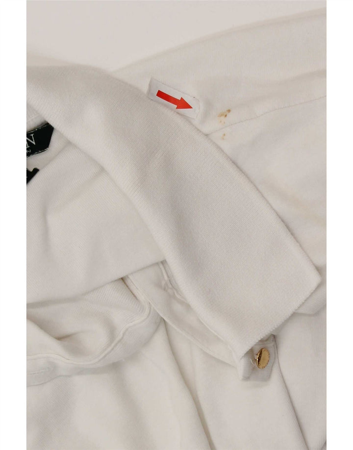 Γυναικείο μπλουζάκι πόλο Ralph Lauren UK 12 Medium White