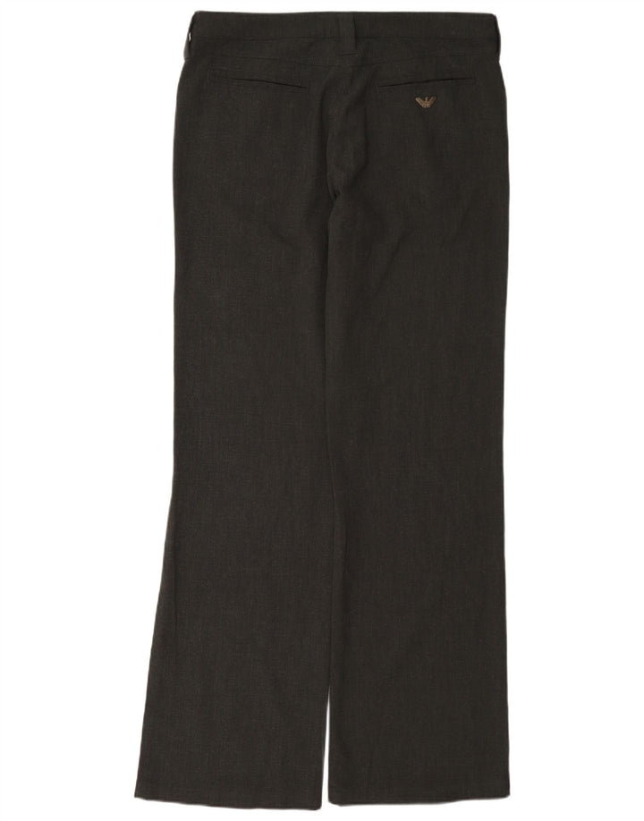 Armani Γυναικείο Bootcut Casual Παντελόνι W30 L33 Γκρι Πολυεστέρας