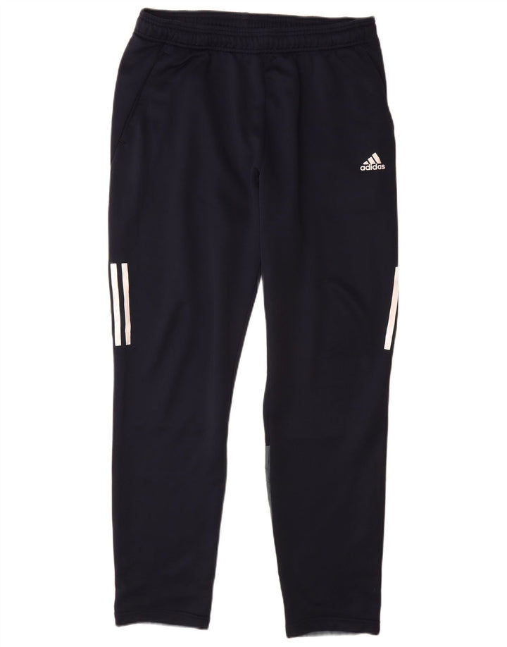 Ανδρική αθλητική φόρμα Adidas Παντελόνι Μεγάλο μπλε Navy Colourblock Πολυεστέρας
