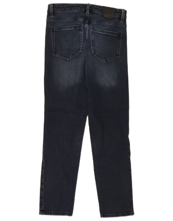 Massimo Dutti Γυναικεία Slim Jeans EU 34 2XS W24 L25 Navy Blue Cotton
