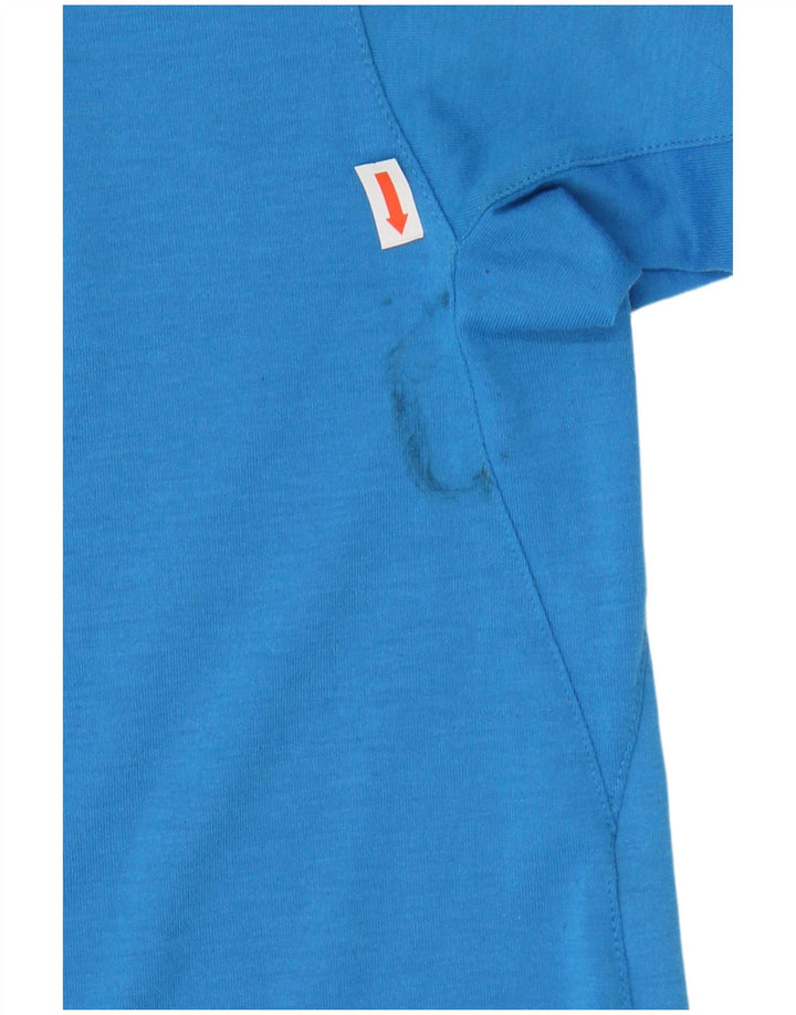 ADIDAS Mens Climalite T-Shirt Top Small Blue Polyester