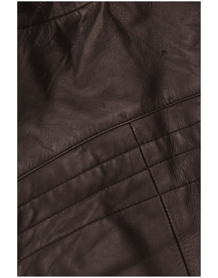 VINTAGE Ανδρικό Δερμάτινο Μπουφάν Racer IT 54 2XL Μαύρο Δερμάτινο