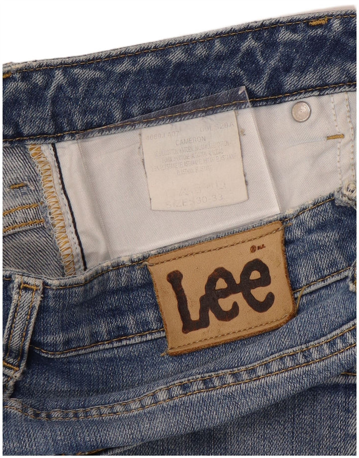 LEE Γυναικείο Τζιν Cameron Straight W30 L33 Μπλε βαμβακερό