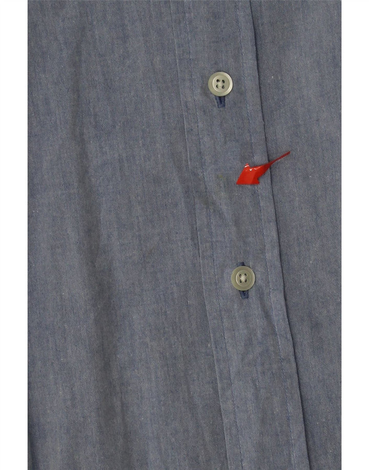 NAUTICA Mens Shirt Large Blue Cotton Vintage Nautica and Second-Hand Nautica from Messina Hembry 
