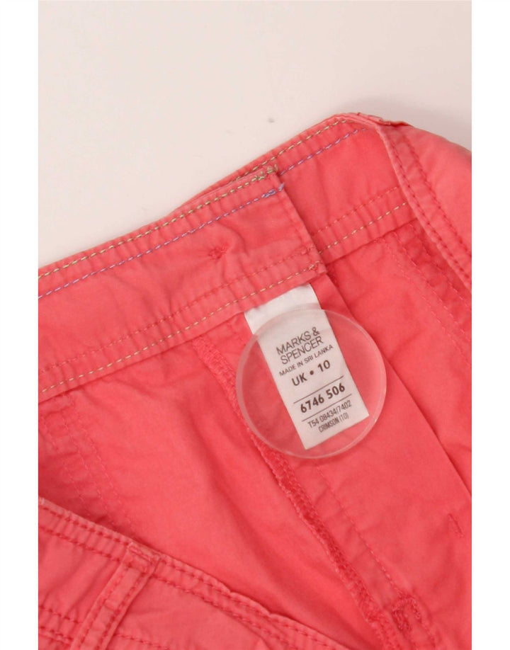 Marks & Spencer Γυναικείο Σορτς UK 10 Small W30 Ροζ Βαμβακερό