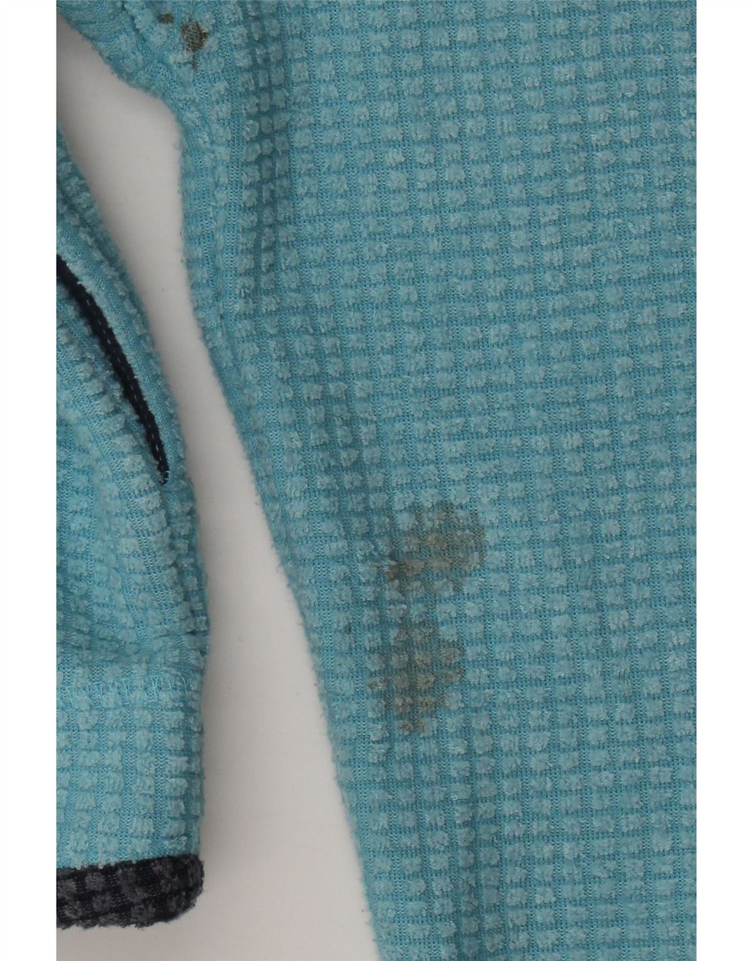 Weird Fish γυναικείο φερμουάρ Fleece Jumper UK 16 Large Blue Polyester