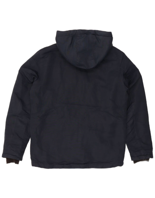 Jack & Jones Ανδρικό μπουφάν με κουκούλα UK 40 Large Navy Blue Modern
