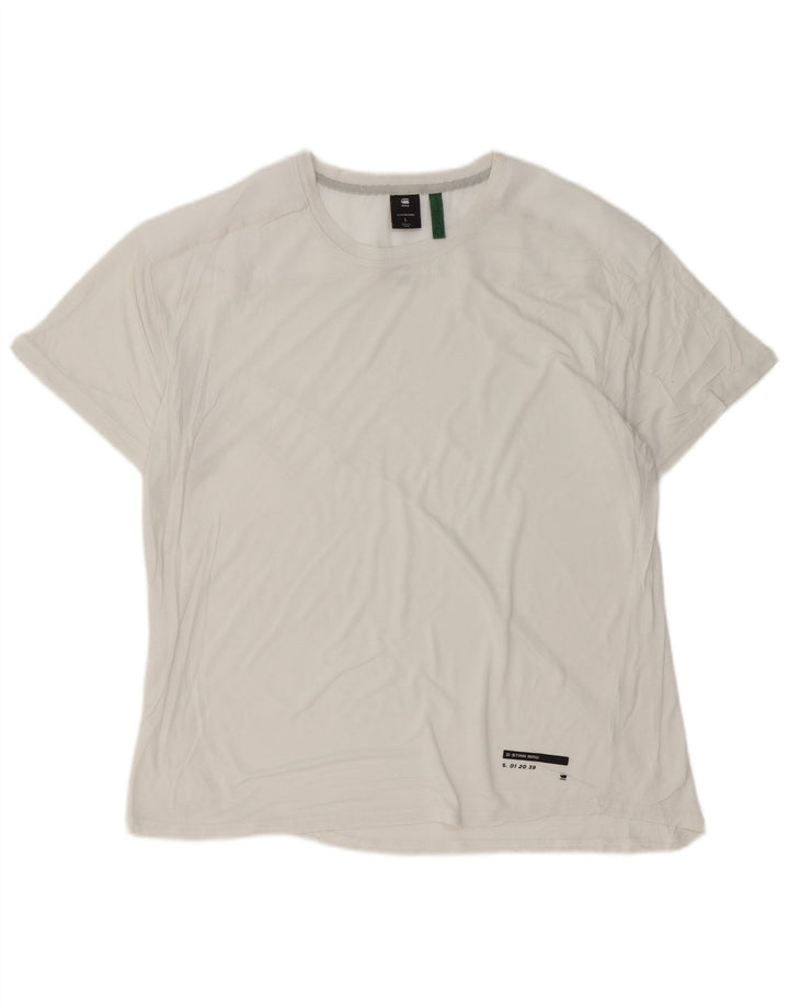 Ανδρικό T-Shirt G-Star Top Larg White