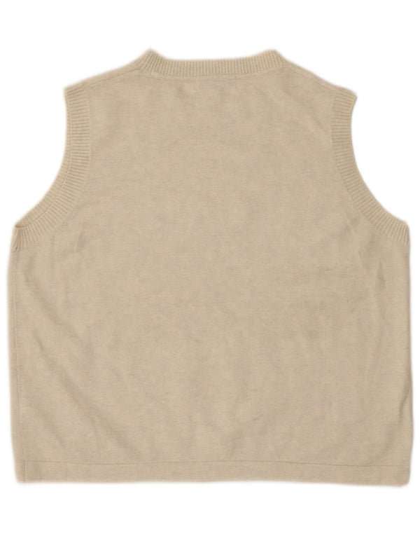 Marks & Spencer Γυναικείο γιλέκο Tank Top UK 16 Large Off White Flecked