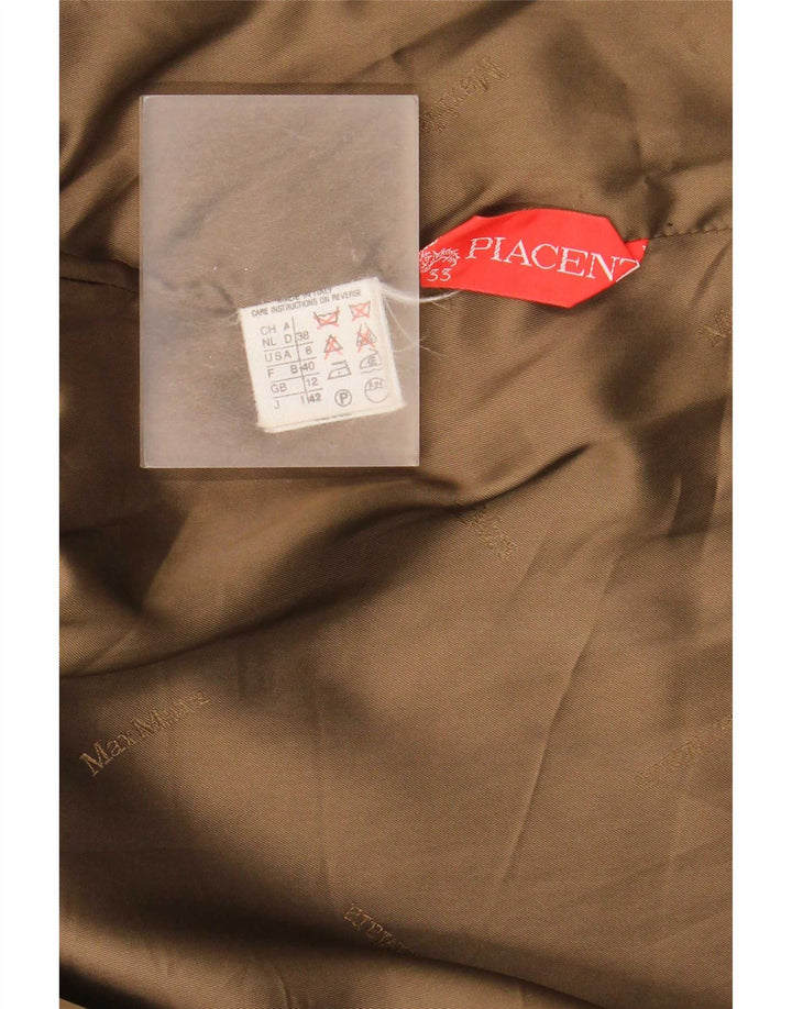 Max Mara Γυναικείο Oversized Πανωφόρι UK 12 Μαλλί μεσαίου καφέ