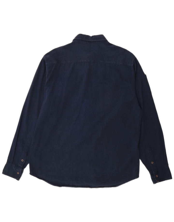 Ανδρικό πουκάμισο Carrera μέγεθος 43/44 XL Navy Blue Cotton